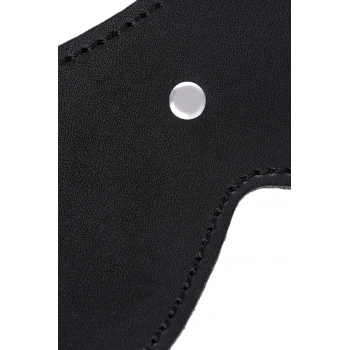 VipMarketim Anonymo BDSM Maske , PU deri, Siyah, 24 cm