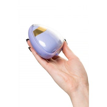 VipMarketim Çok fonksiyonlu vibratör LEroina Crasatell, silikon, lila, 9,5 cm