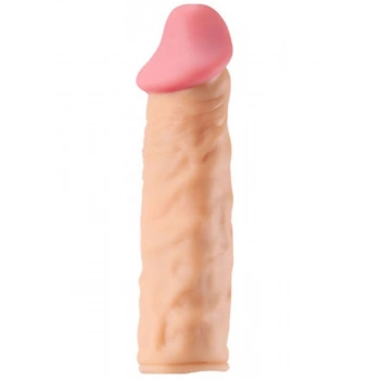 VipMarketim Penextender Big Head 50mm Dolgulu Penis Kılıfı
