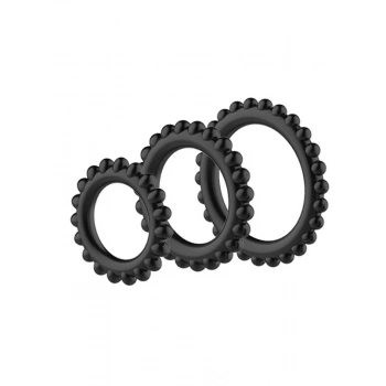 VipMarketim Titan 3'lü Tırtıklı Penis Halkası