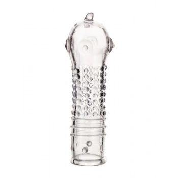VipMarketim Boyn Penis Kılıfı TPR Şeffaf 14,7 cm