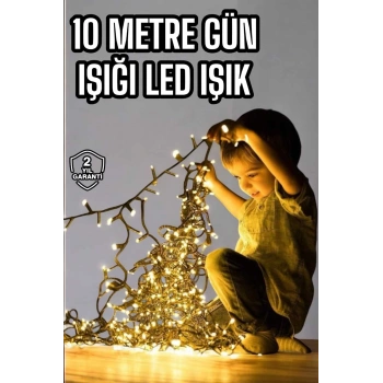 VipMarketim 10 Metre Led Işık Saçaklı Dekoratif Şerit Led
