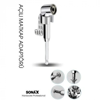 VipMarketim 105° Açılı Matkap Adaptörü Seti – 1/4” Hex Şaftlı