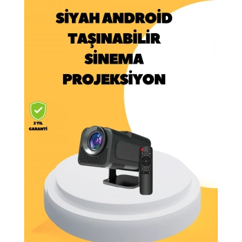 VipMarketim 1080P Full HD Çözünürlük ve 4K Destekli Projektör