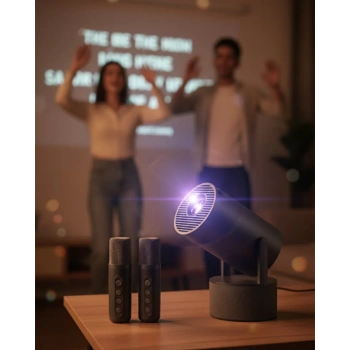 VipMarketim 1080P Taşınabilir Projeksiyon WiFi Bluetooth Destekli