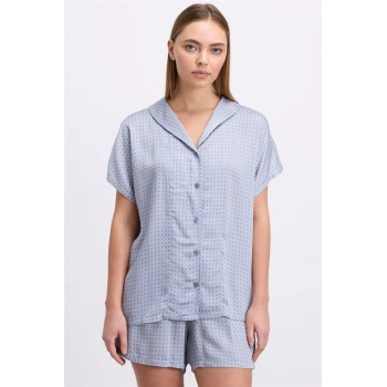 VipMarketim 11609 Kadın Kısa Kol Gömlek Ve Şort Takım