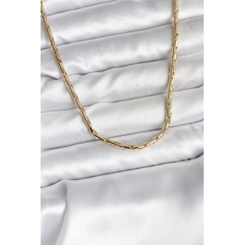 VipMarketim 14K Gold Renk Kaplama Model CM Kadın Kolye 5886