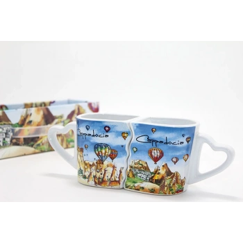 VipMarketim 2li Yöresel Kupa Bardak Model 3