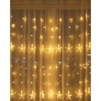 VipMarketim 20 Yıldızlı LED Şerit Işık 5W Güç İç Mekan Parti ve Vitrin Süsleme