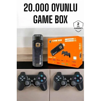 VipMarketim 20.000 Oyunlu Premium Model Oyun Konsolu 8k Android Tv HD Game Stick