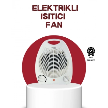 VipMarketim 2000W Taşınabilir Elektrikli Fanlı Isıtıcı – Hızlı Isınma Kompakt Boy