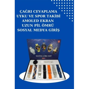 VipMarketim 2025 Model Akıllı Saat ve 2.Nesil TWS Bluetooth Kulaklık Yüksek Ses Kaliteli