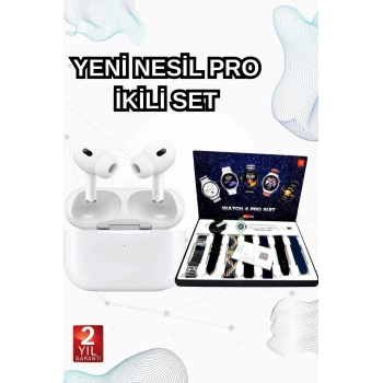 VipMarketim 2025 Model Akıllı Saat ve Yeni Nesil Pro Bluetooth Kulaklık ANC Özelliği