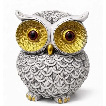 VipMarketim 20x15 cm Polyester Baykuş Figürü