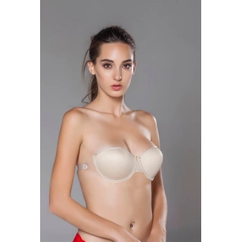 VipMarketim  2136 Straplez Yumuşak Soft Cup Sütyen