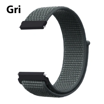 VipMarketim 22MM Gear S3 Watch 4 -Gt2 GT2E 46MM Kayış Kordon Lylon Loop-(5775)