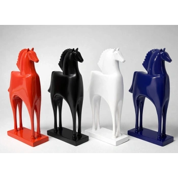 VipMarketim 27x15 cm Özel Tasarım Polyester At Figürü