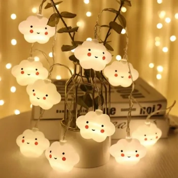 VipMarketim 2m 10lu Gülen Bulut Led