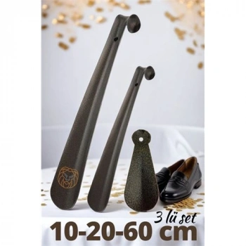 VipMarketim 3 Boy Metal Çekecek Seti Rezina Design