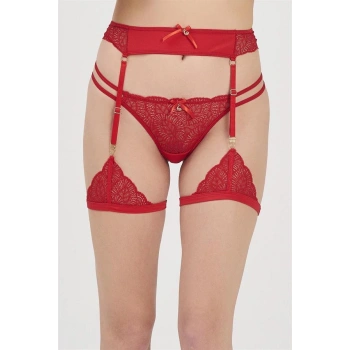 VipMarketim  3212 Kırmızı Jartiyer Takım