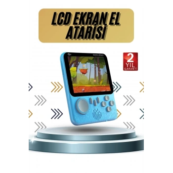 VipMarketim 3.5 İnç Mini Atari Taşınabilir Oyun Konsolu 666 Adet Retro Oyun