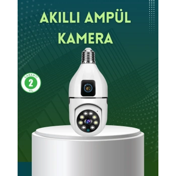 VipMarketim 360 Derece Panoramik WiFi Kamera – Full HD Ev Güvenlik Sistemi