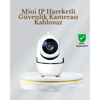 VipMarketim 360° Dönen Akıllı WiFi Kamera – Uzaktan Kontrol ve İki Yönlü Ses Özellikli