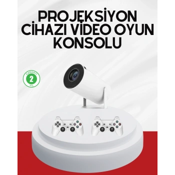 VipMarketim 3D Oyun Destekli Kablosuz Ev Sinema Projeksiyon Cihazı