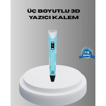 VipMarketim 3D Yazıcı Kalem Taşınabilir FDM Teknolojili ve Çok Amaçlı Kullanımlı