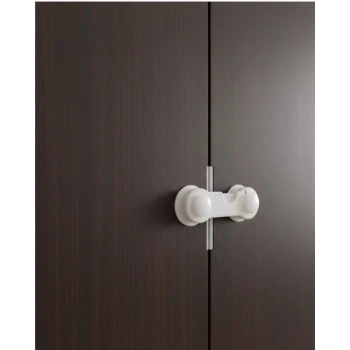 VipMarketim 4 Adet Bebek ve Çocuk Koruyucu Dolap Kilidi Vida Gerektirmeyen Güvenlik Seti