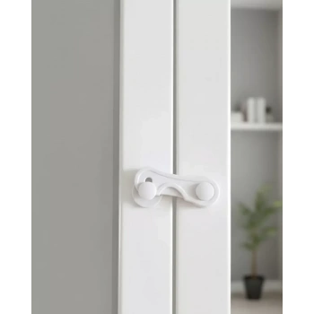 VipMarketim 4 Adet Çok Amaçlı Dolap Güvenlik Kilidi Çocuklara Karşı Koruyucu Çözüm