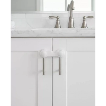 VipMarketim 4 Adet Dolap ve Çekmece Emniyet Kilidi Çift Taraflı Bantlı Güvenli Tasarım