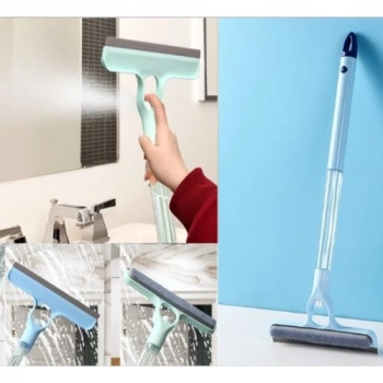 VipMarketim 4 in 1 Spreyli Çek Çekli Camsil ve Fırça Aparatı