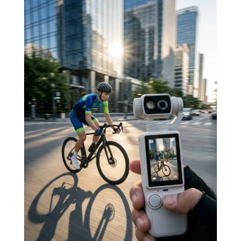 VipMarketim 4K Ultra HD Taşınabilir Vlog Kamerası Otomatik Fokus ve 180 Derece Döner Lens