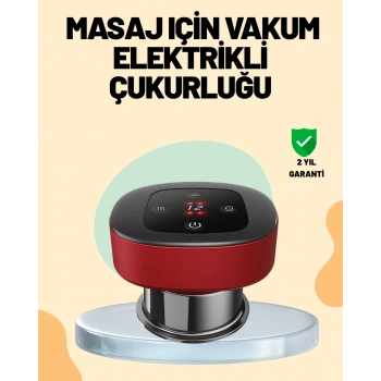 VipMarketim 4’ü 1 Arada Elektrikli Çukurluk Masaj Seti Isı Masaj ve Kırmızı Işık