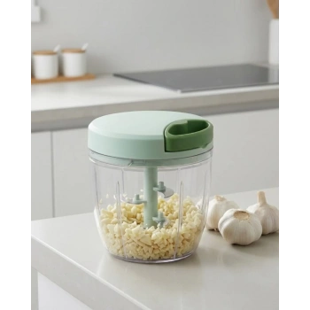 VipMarketim 5 Bıçaklı Manuel Rondo İpli Sebze Doğrama Mutfak Aparatı