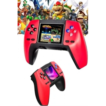 VipMarketim 520 Retro Oyunlu El Konsolu Atari Oyun Konsolu Taşınabilir