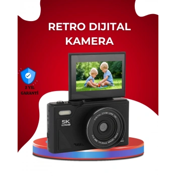 VipMarketim 5K Ultra HD Kamera Gülümseme Algılama Otofokus 18x Optik Zoom
