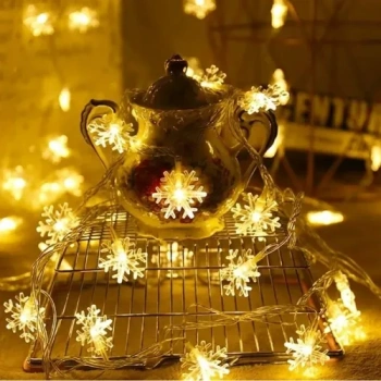 VipMarketim 5m 28 LED Kar Tanesi Lamba