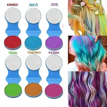 VipMarketim 6lı Geçici Saç Tebeşiri Seti