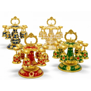 VipMarketim 6lı Lüks Sunum Ve Dekoratif Kadeh Seti