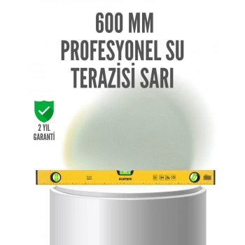 VipMarketim 600 mm Su Terazisi Sarı Dayanıklı Gövde Hassas Ölçüm