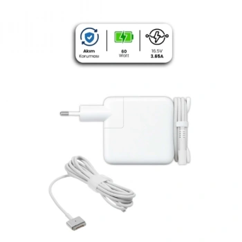 VipMarketim 6.50V 3.65A MAGSAFE 2 60W APPLE İçin Laptop Adaptör