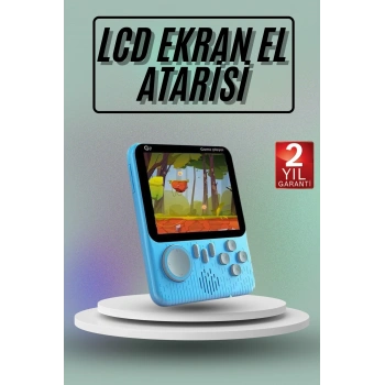 VipMarketim 666 Oyunlu Retro El Konsolu Atari 3.5 İnç Taşınabilir Oyun Konsolu