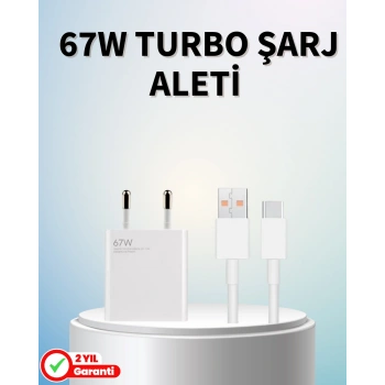 VipMarketim 67 Watt Güçlü Şarj Aleti Samsung S23 Ultra S24 Uyumlu