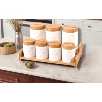 VipMarketim 7li Standlı Baharat Seti