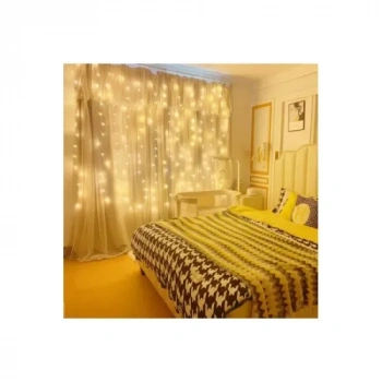 VipMarketim 8 Fonksiyonlu Uzaktan Kumandalı Peri Perde Led - 3x3 Metre Günışığı