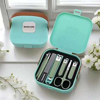 VipMarketim 8 Parça Çantalı Manikür Seti