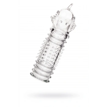 VipMarketim A-Toys Baldi Penis Klıfı, TPR, Şeffaf, 15,3 cm