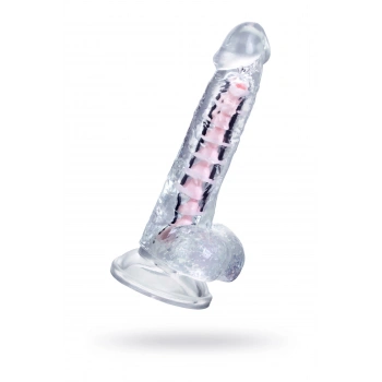 VipMarketim A-Toys  Paret Jel Dildo, TPE, Şeffaf, 18 cm